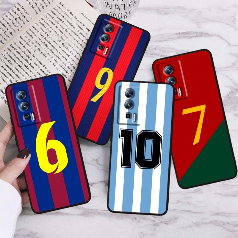 Phone Cases Jersey - Coque de téléphone noire avec numéro