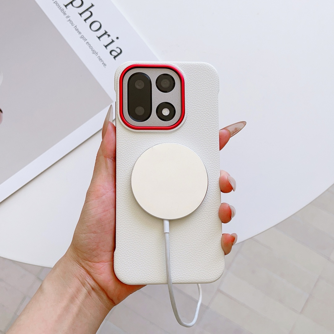 Phone Cases With Magnet - Coque magnétique rouge pour OnePlus 15