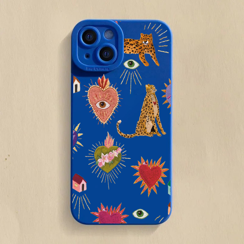 Phone Cases For Samsung Galaxy - Coque de téléphone anti-chute motif léopard