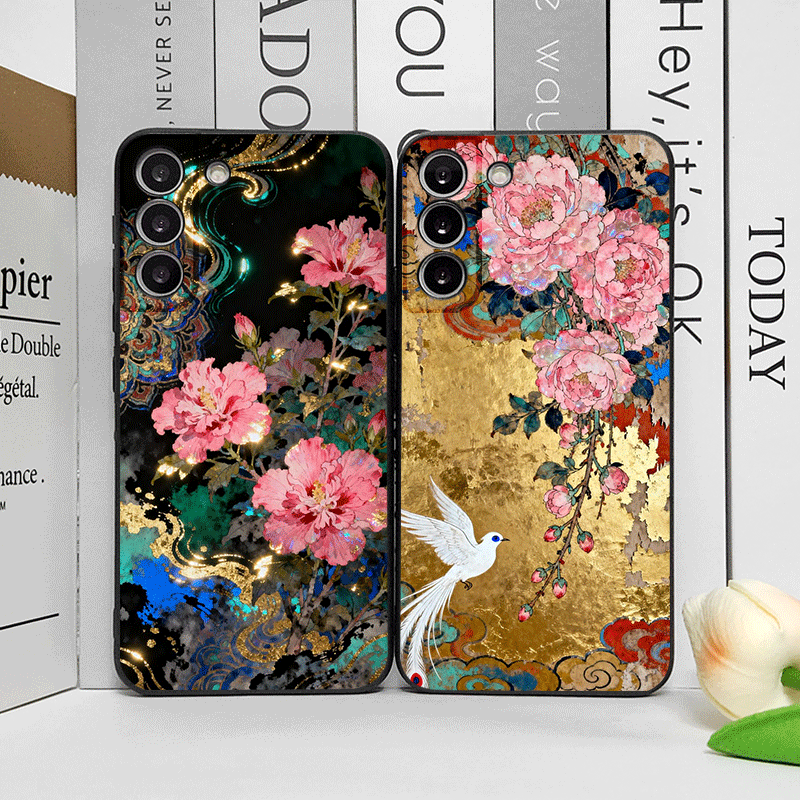 Phone Cases Oppo - Coque Souple Rétro Fleur Hibiscus Peinture