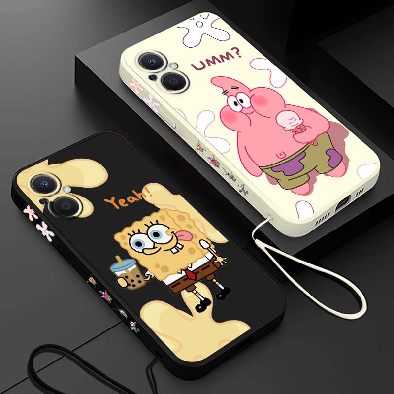 Phone Cases Oppo - Coque de téléphone liquide avec cordon