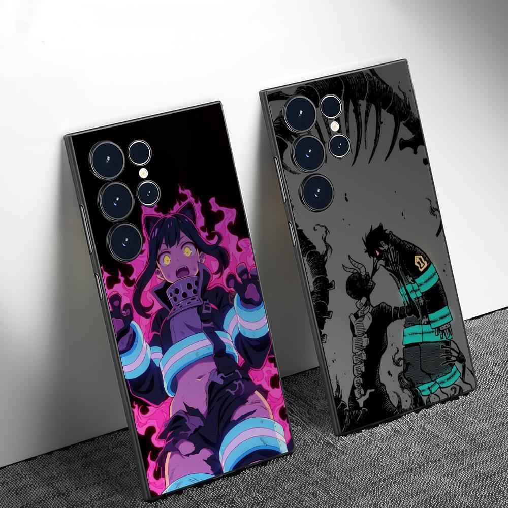 Phone Cases For Samsung Galaxy - Coque de téléphone Anime F-Fire Force,