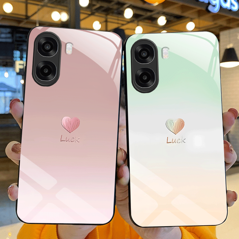 Phone Cases Oppo - Coque en verre trempé rigide pour