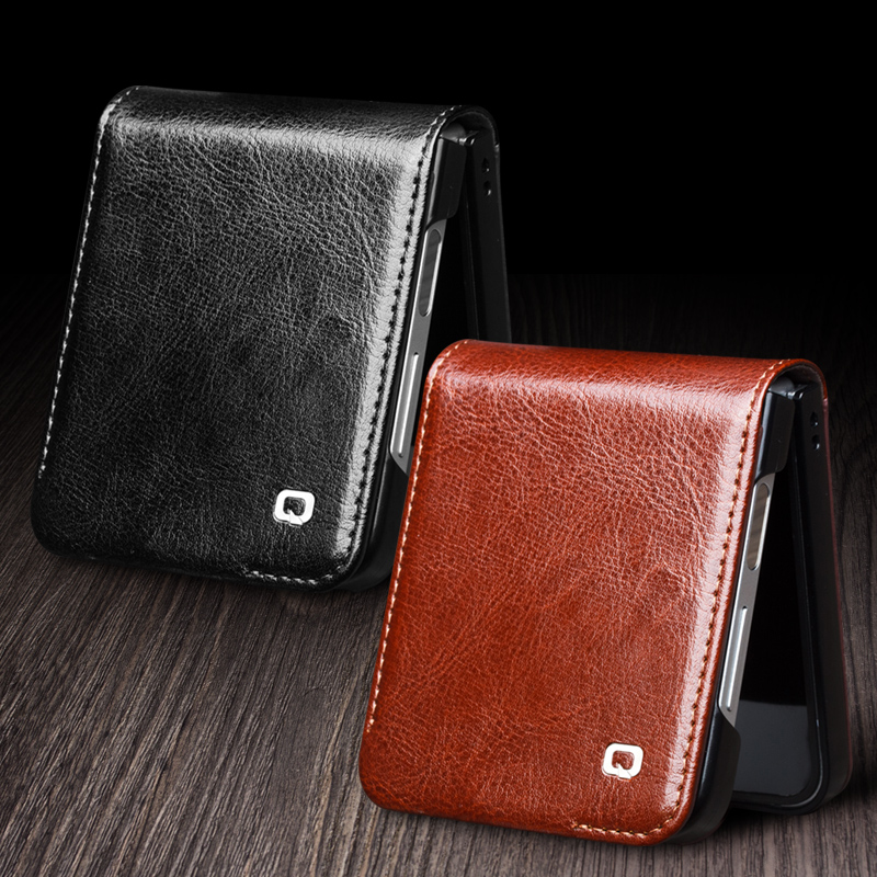 QIALINO-Étui en cuir véritable - Phone Cases For Samsung Galaxy avis et prix