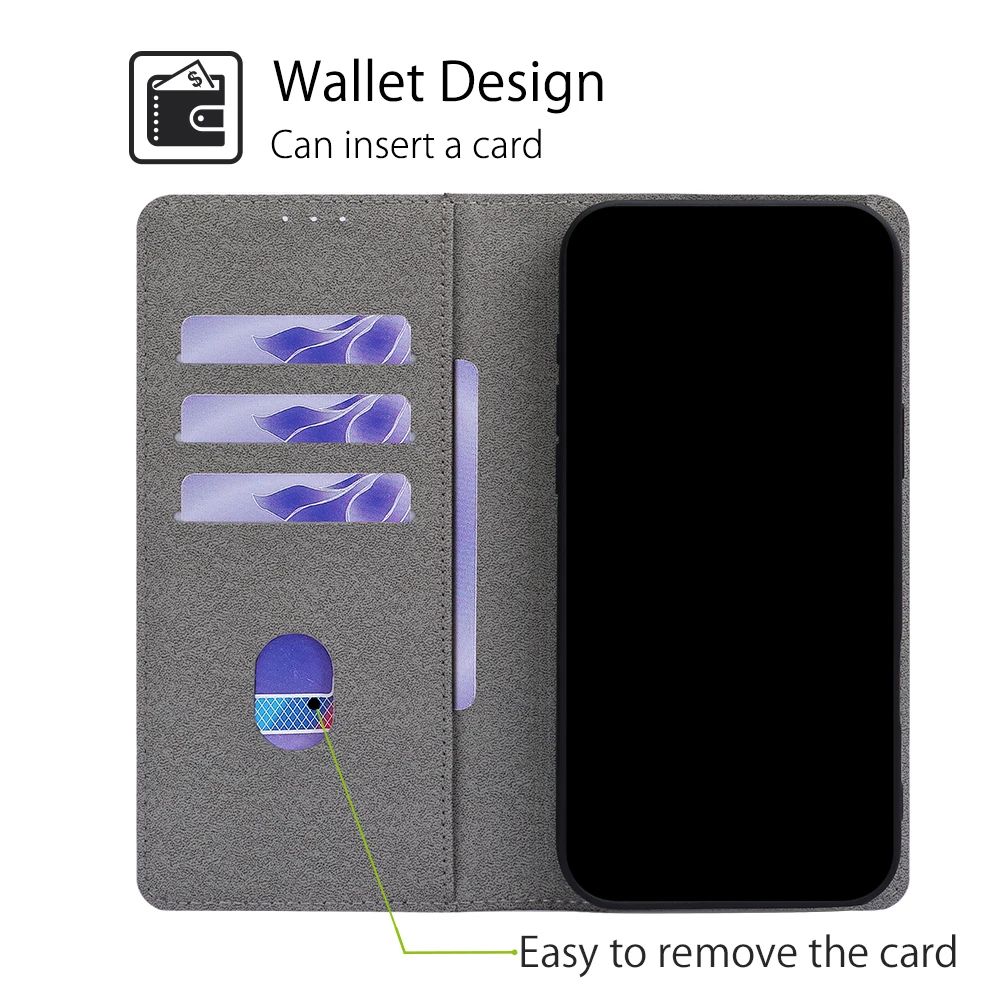 Étui portefeuille en cuir magn - Phone Cases For Samsung Galaxy avis et prix